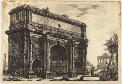 Septimius Severuksen riemukaari tekijältä Giovanni Battista Piranesi