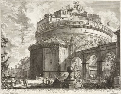 Näkymä Aelius Hadrianuksen mausoleumille (Castel Sant