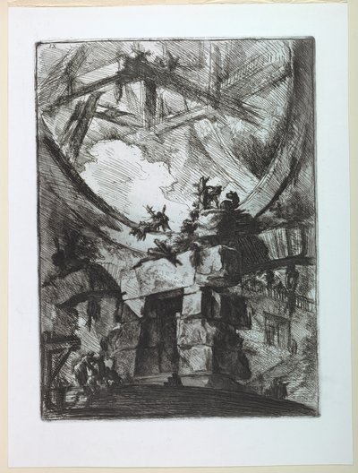 Carceri-sarja, levy IX tekijältä Giovanni Battista Piranesi