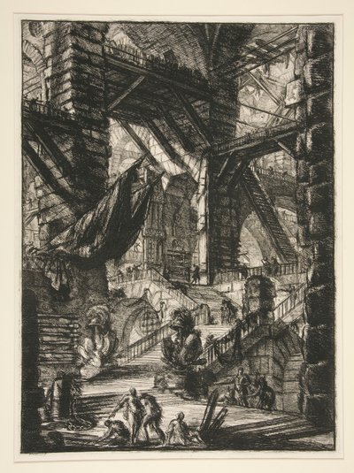 Carceri, VIII: Portaat ja palkinnot tekijältä Giovanni-Battista Piranesi