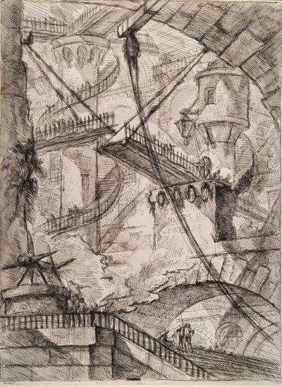 Keksintöjen vankilat tekijältä Giovanni Battista Piranesi