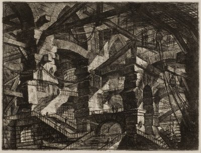 Kuvitellut vankilat XIV tekijältä Giovanni Battista Piranesi
