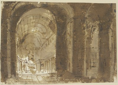 Kirkon sisätila tekijältä Giovanni Battista Piranesi