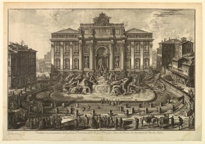 Trevin suihkulähde tekijältä Giovanni-Battista Piranesi
