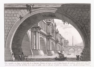 Upea silta loggialla tekijältä Giovanni Battista Piranesi