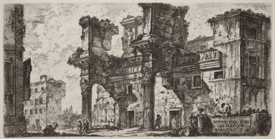 Osa Nervan forumia tekijältä Giovanni Battista Piranesi