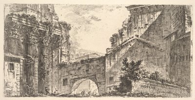 Levy 15: Augustuksen foorumi Augustuksen foorumi, n. 1748. tekijältä Giovanni Battista Piranesi