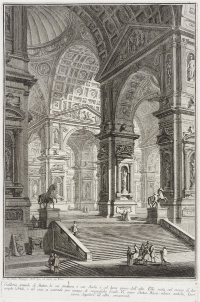 Veistosgalleria tekijältä Giovanni Battista Piranesi