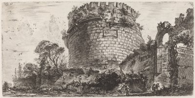 Grabmal der Metella, genannt Capo di Bove von Giovanni Battista Piranesi