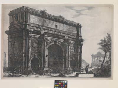 Septimus Severuksen kaari (etsaus) tekijältä Giovanni Battista Piranesi