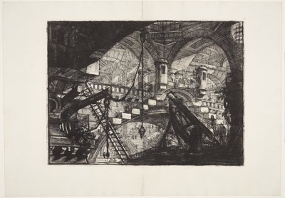 Kaari kuorikoristeen kanssa tekijältä Giovanni Battista Piranesi