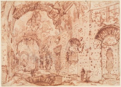 Villa Adrianan "Canopus" Tivolissa tekijältä Giovanni Battista Piranesi