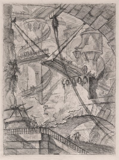 Drawbridge, Carceri d tekijältä Giovanni Battista Piranesi