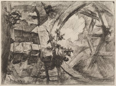 Jättiläinen pyörä tekijältä Giovanni Battista Piranesi
