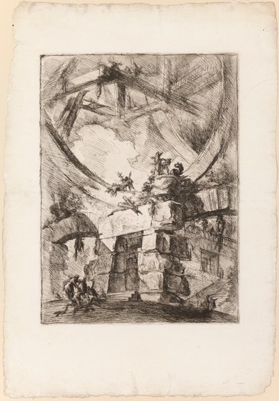 Carceri, levy 9 tekijältä Giovanni Battista Piranesi