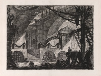 The Sawhorse, levy 12, Carceri d tekijältä Giovanni Battista Piranesi