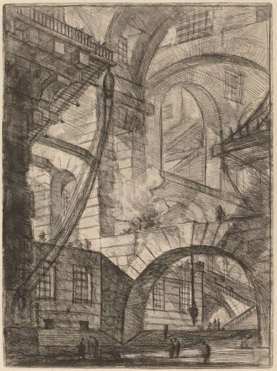 Tupakoiva tuli tekijältä Giovanni Battista Piranesi
