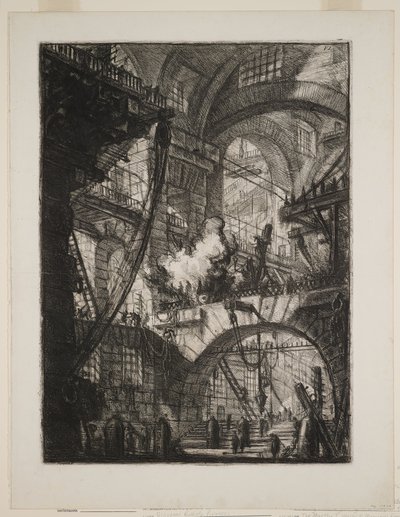 Savuava tuli tekijältä Giovanni Battista Piranesi