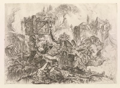 Neron hauta, Grotteschista (groteskit) tekijältä Giovanni-Battista Piranesi