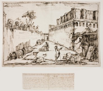 Istacidien hauta, Pompeji tekijältä Giovanni Battista Piranesi