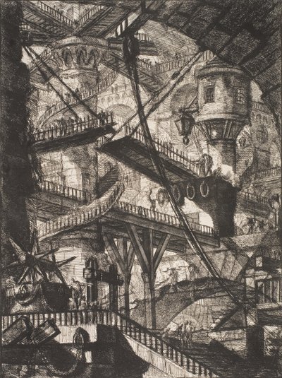 Laskettava silta tekijältä Giovanni Battista Piranesi