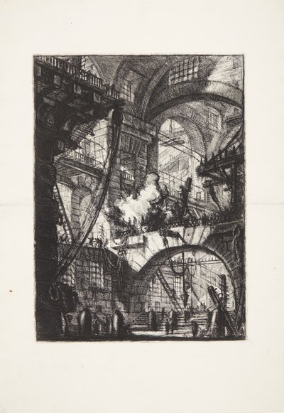 Tupakoiva tuli tekijältä Giovanni-Battista Piranesi