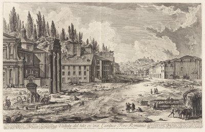 Näkymä sivustolle, ov tekijältä Giovanni-Battista Piranesi