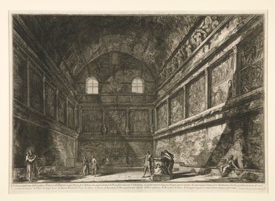 Sisäinen näkymä tekijältä Giovanni-Battista Piranesi