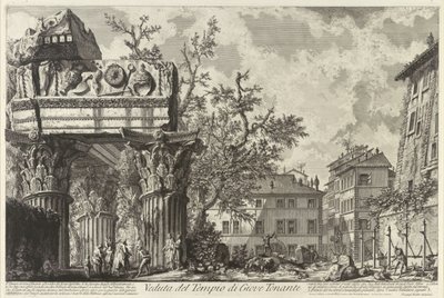 Veduta ja Joven temppeli tekijältä Giovanni Battista Piranesi
