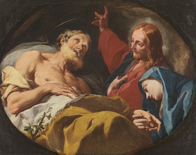 Der Tod des hl. Joseph tekijältä Giovanni Battista Pittoni