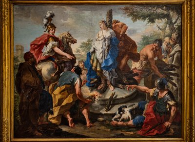 Olindo ja Sophronia tekijältä Giovanni Battista Pittoni