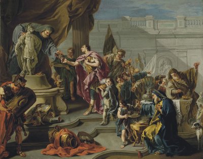 Scipio kunnioittaa Marsia tekijältä Giovanni Battista Pittoni