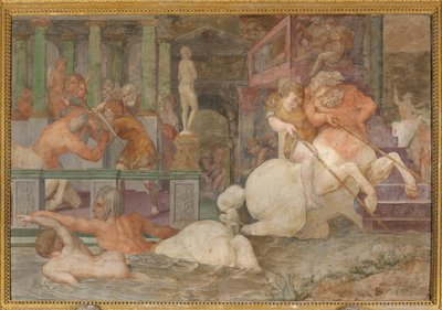 Akhilleuksen koulutus tekijältä Giovanni Battista Rosso Fiorentino