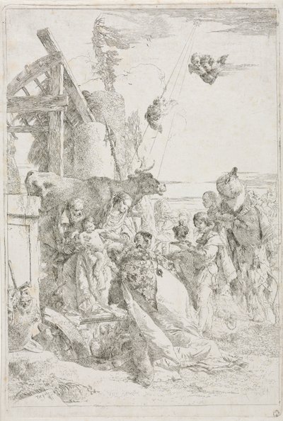Maagien palvonta tekijältä Giovanni Battista Tiepolo