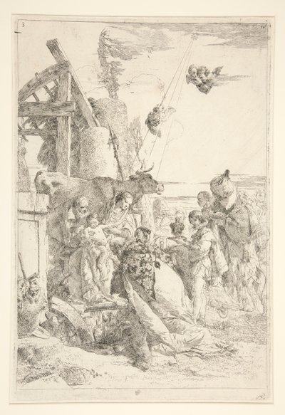 Maagien palvonta tekijältä Giovanni Battista Tiepolo