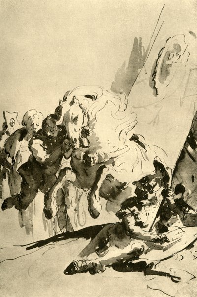 Aleksanteri ja Bukefalos, 1700-luvun puoliväli, 1928 tekijältä Giovanni Battista Tiepolo