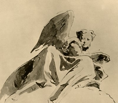 Enkeli, c1753-1762, 1928 tekijältä Giovanni Battista Tiepolo