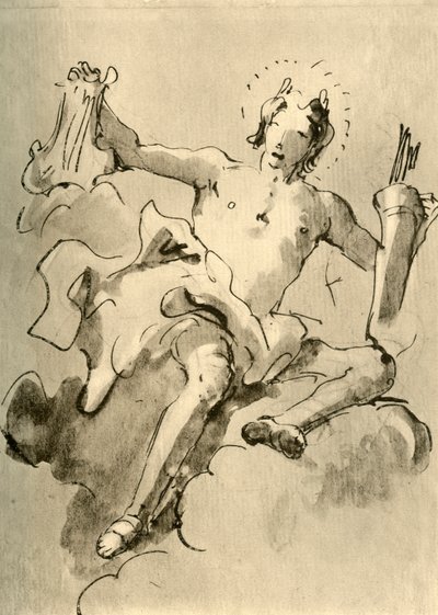 Apollo, c1757, 1928 tekijältä Giovanni Battista Tiepolo