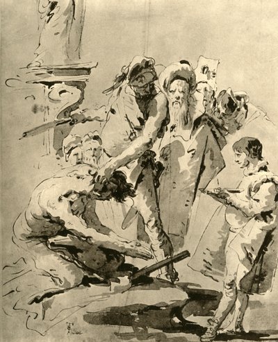 Pyhän mestaus, 1700-luvun puoliväli, 1928 tekijältä Giovanni Battista Tiepolo