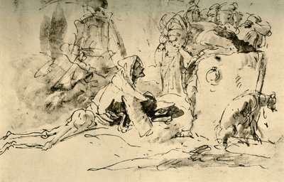 Capriccio, 1740-luku, 1928 tekijältä Giovanni Battista Tiepolo