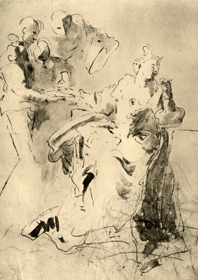 Kleopatra, ennen 1751, 1928 tekijältä Giovanni Battista Tiepolo