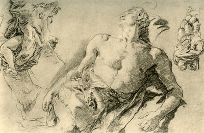 Yksityiskohtainen tutkimus hyasintista Bückeburgissa., c1752, 1928 tekijältä Giovanni Battista Tiepolo