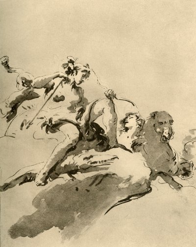 Diana, 1700-luvun puoliväli, 1928 tekijältä Giovanni Battista Tiepolo