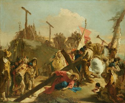 Kristuksen ristin kantaminen tekijältä Giovanni Battista Tiepolo