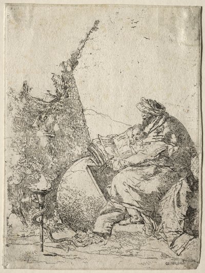 Fantasioita: Filosofi. tekijältä Giovanni Battista Tiepolo