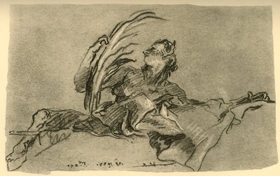 Nainen Faun, c1761, 1928 tekijältä Giovanni Battista Tiepolo