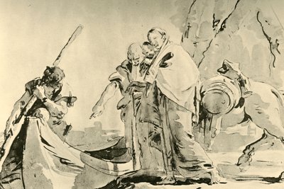 Lento Egyptiin, ennen vuotta 1752, 1928 tekijältä Giovanni Battista Tiepolo