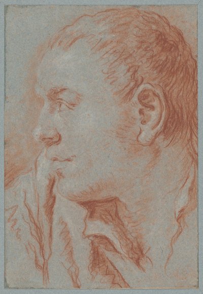Nuoren miehen profiilipäällikkö tekijältä Giovanni Battista Tiepolo
