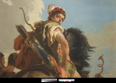 Metsästäjä hevosen selässä, 1718-30 tekijältä Giovanni Battista Tiepolo