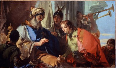 Joosef saa faaraon sormuksen tekijältä Giovanni Battista Tiepolo